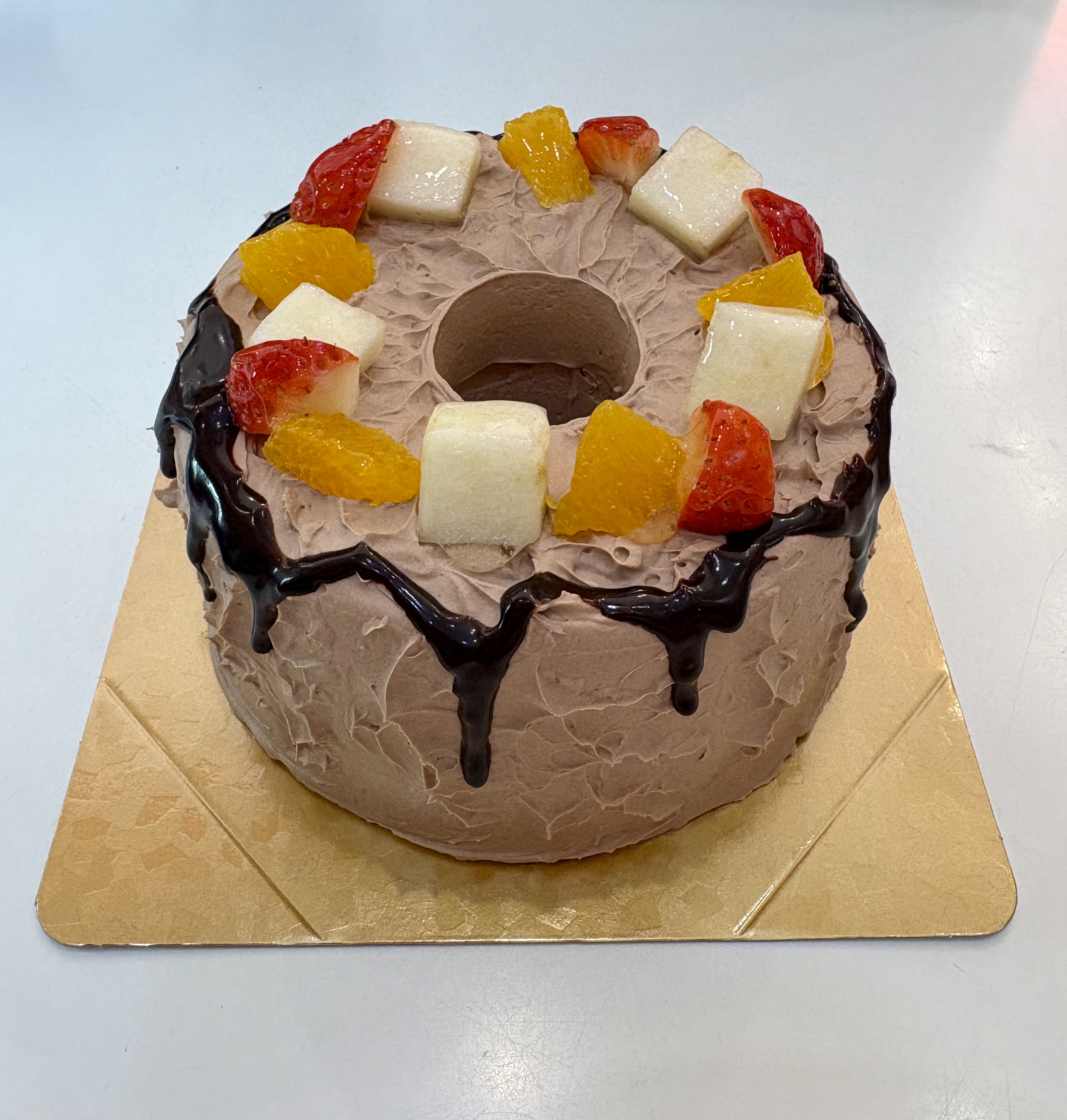 写真：シフォンデコレーション（チョコ）